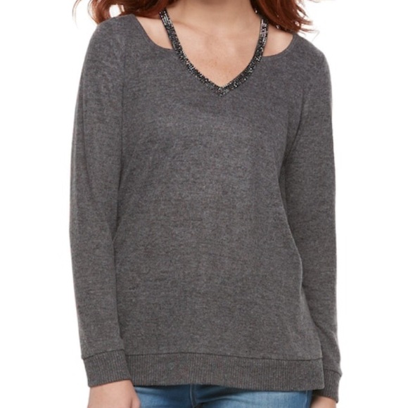 Juicy Couture Sweaters - 💋SALE💋 NWT/Juicy Couture Embellished Trim Top